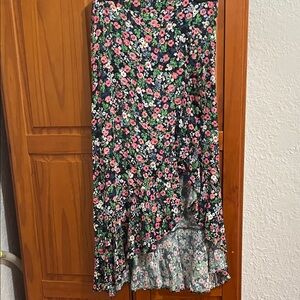 Dress Forum Floral Asymmetrical Women's Skirt
